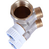 Коллектор 2 выхода STOUT 1"x1/2" плоское уплотнение SMB 6852 011202